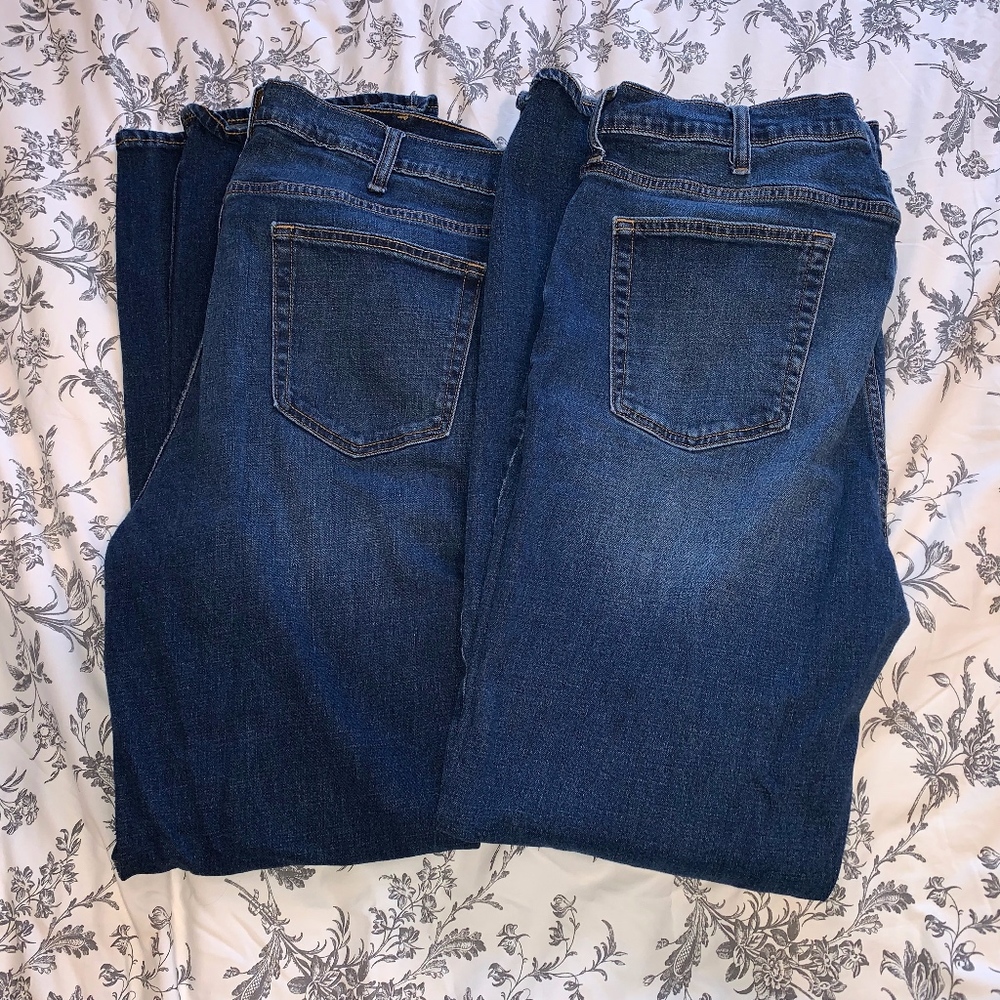 Bundle of 2 Old Navy Bootcut Jeans 38x34